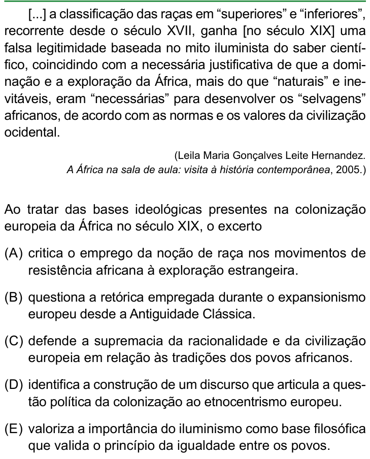 Questão 26 no caderno Conhecimentos Gerais da FAMERP 2026