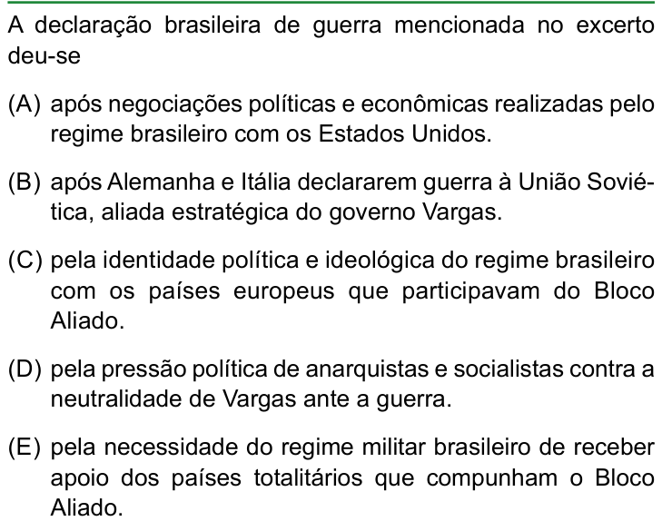 Questão 28 no caderno Conhecimentos Gerais da FAMERP 2026