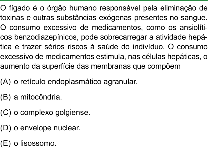 Questão 42 no caderno Conhecimentos Gerais da FAMERP 2026