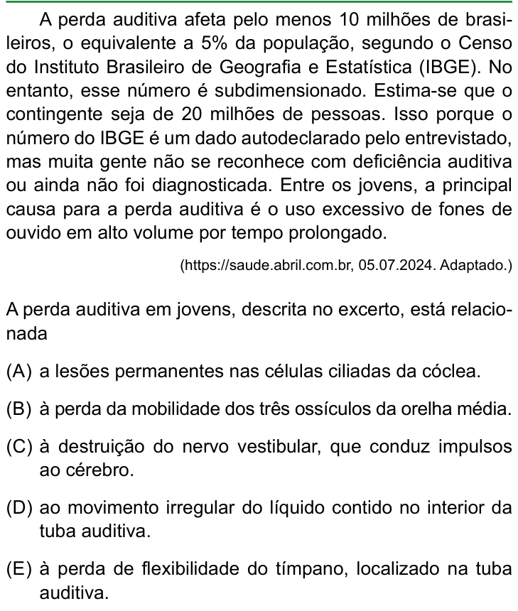 Questão 47 no caderno Conhecimentos Gerais da FAMERP 2026