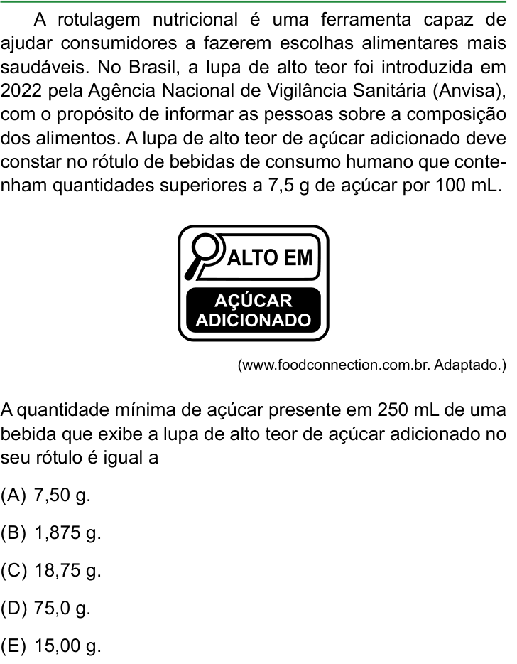 Questão 59 no caderno Conhecimentos Gerais da FAMERP 2026