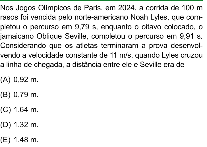 Questão 62 no caderno Conhecimentos Gerais da FAMERP 2026