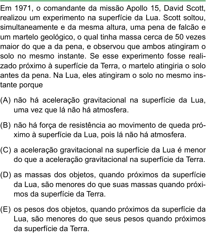 Questão 63 no caderno Conhecimentos Gerais da FAMERP 2026
