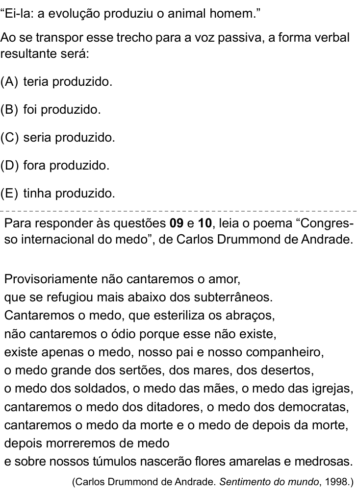 Questão 8 no caderno Prova II da FAMEMA 2025
