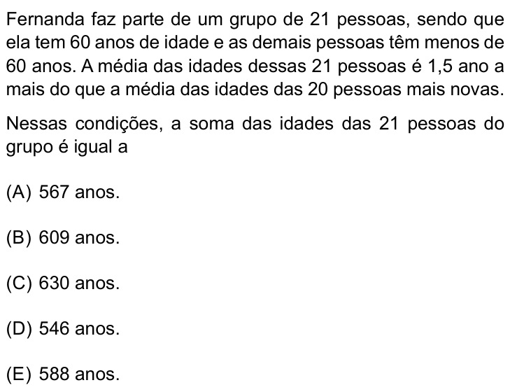 Questão 19 no caderno Prova II da FAMEMA 2025
