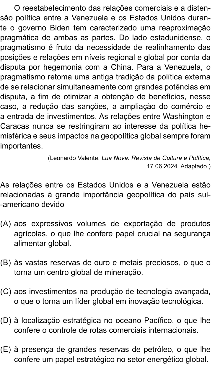 Questão 25 no caderno Prova II da FAMEMA 2025