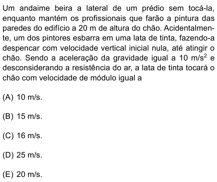 Questão 37 no caderno Prova II da FAMEMA 2025