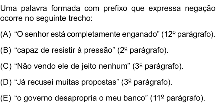 Questão 9 no caderno Prova II da FAMEMA 2026