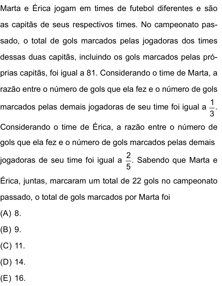 Questão 14 no caderno Prova II da FAMEMA 2026