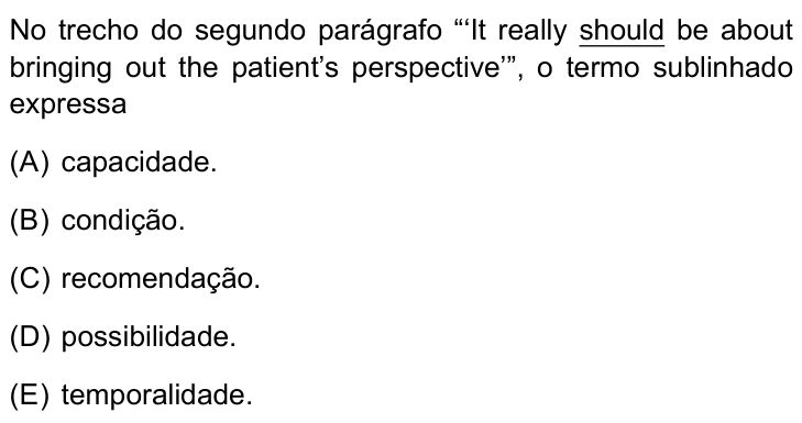 Questão 8 no caderno Prova II do São Camilo 2025