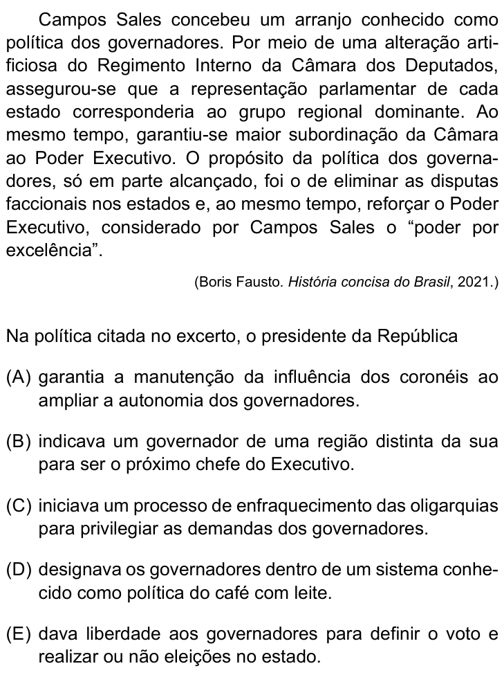 Questão 14 no caderno Prova II do São Camilo 2025