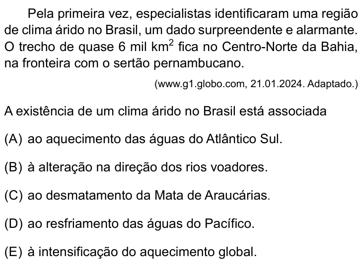 Questão 17 no caderno Prova II do São Camilo 2025