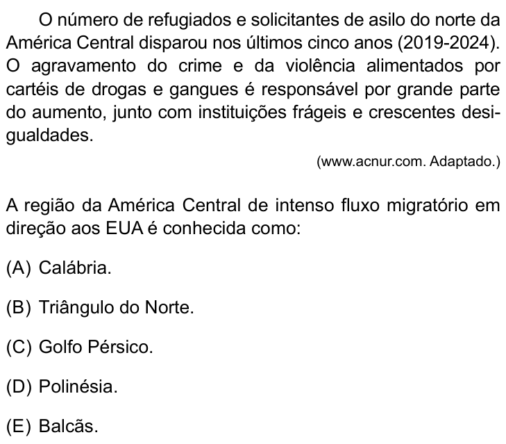 Questão 19 no caderno Prova II do São Camilo 2025