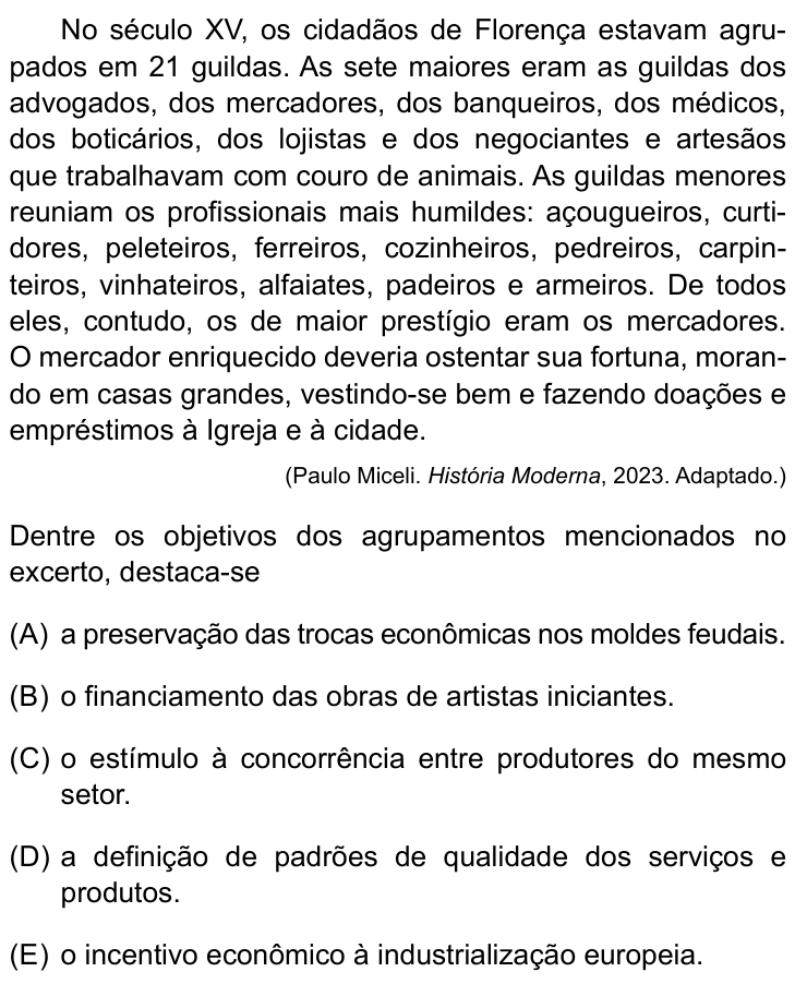 Questão 12 no caderno Prova II do São Camilo 2025