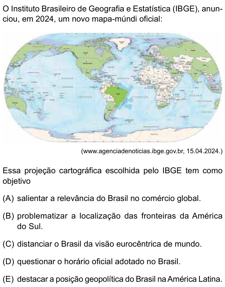 Questão 16 no caderno Prova II do São Camilo 2025