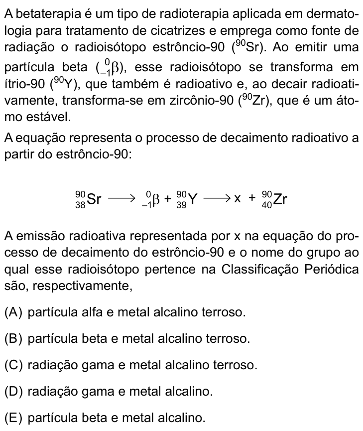 Questão 29 no caderno Prova II do São Camilo 2025