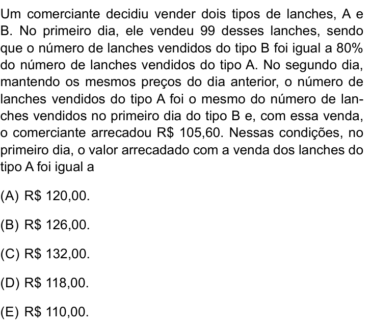 Questão 39 no caderno Prova II do São Camilo 2025