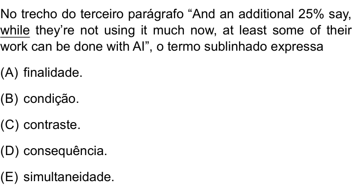 Questão 8 no caderno Prova II do São Camilo 2026