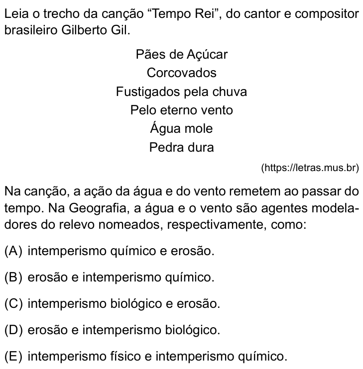 Questão 16 no caderno Prova II do São Camilo 2026