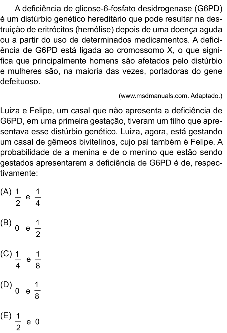 Questão 25 no caderno Prova II do São Camilo 2026