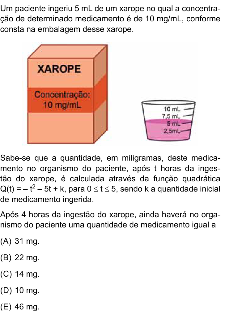 Questão 37 no caderno Prova II do São Camilo 2026