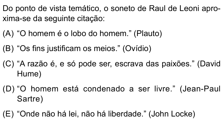 Questão 2 no caderno Prova II do São Camilo 2026