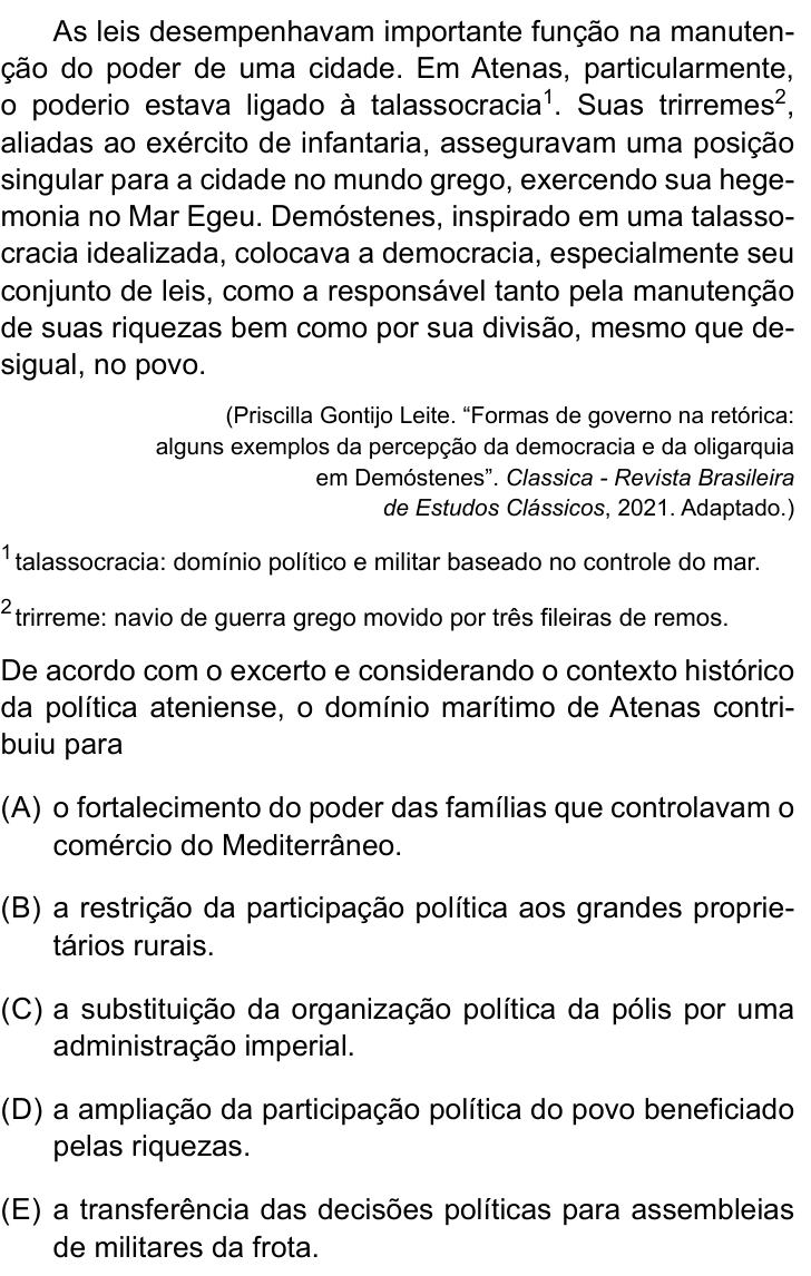 Questão 11 no caderno Prova II do São Camilo 2026