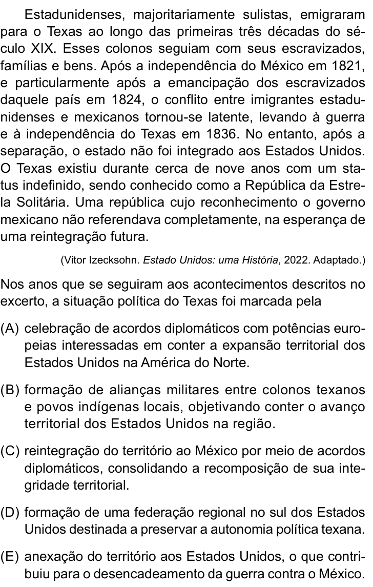 Questão 14 no caderno Prova II do São Camilo 2026
