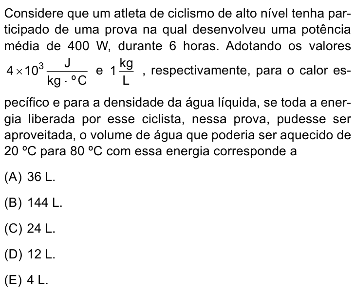 Questão 32 no caderno Prova II do São Camilo 2026
