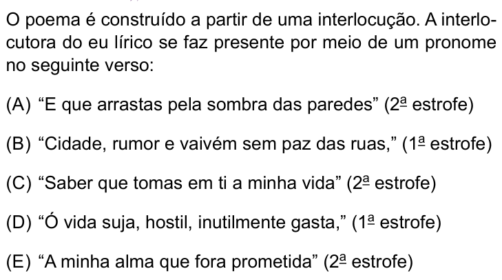 Questão 8 no caderno Prova II do Sírio-Libanês 2025
