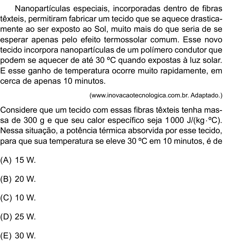 Questão 37 no caderno Prova II do Sírio-Libanês 2025