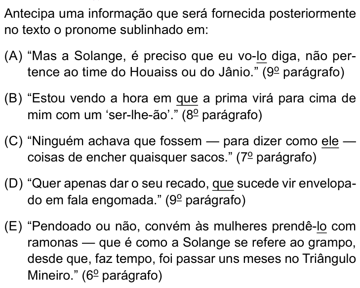 Questão 6 no caderno Prova II do Sírio-Libanês 2026