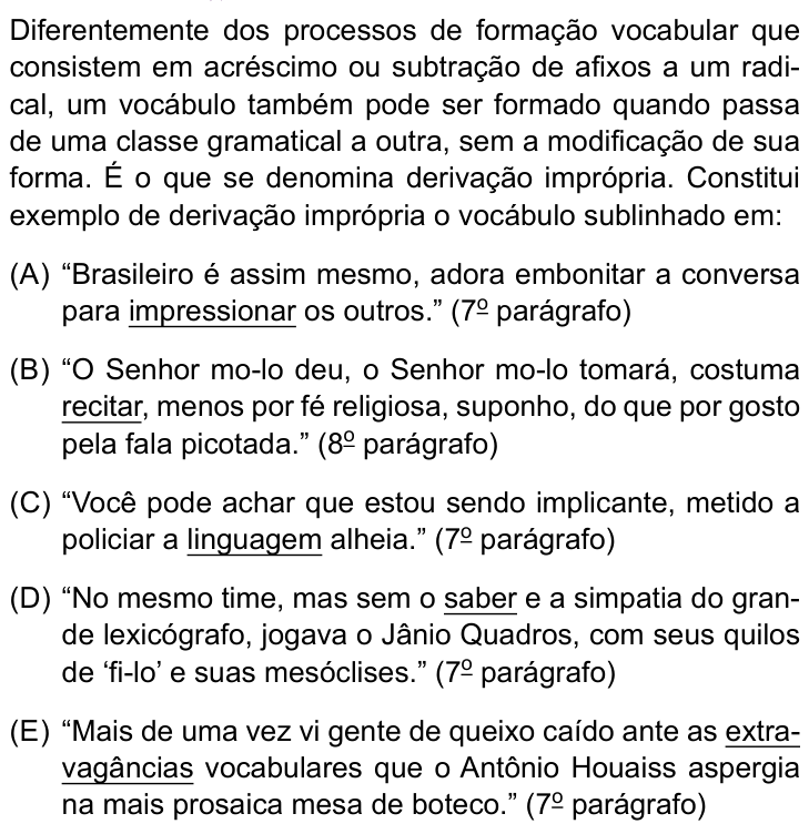 Questão 7 no caderno Prova II do Sírio-Libanês 2026