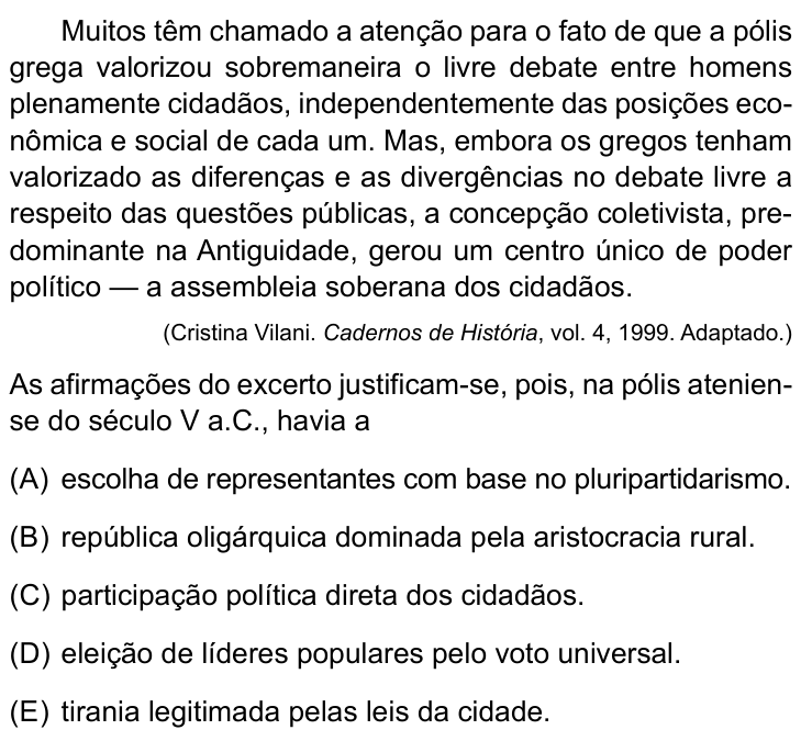 Questão 29 no caderno Conhecimentos Gerais da FMABC 2025