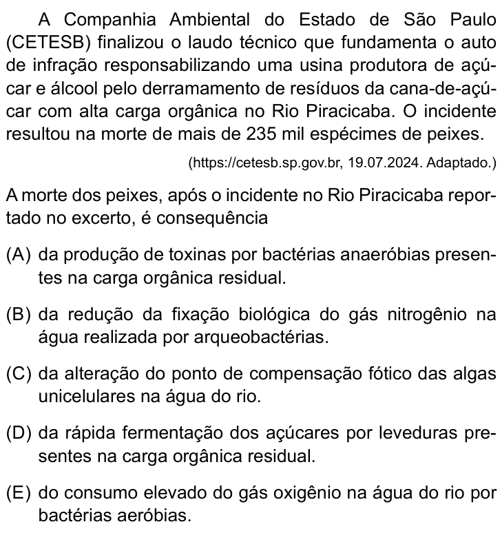 Questão 41 no caderno Conhecimentos Gerais da FMABC 2025