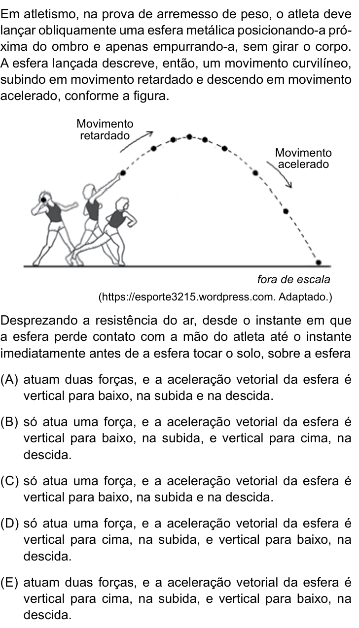 Questão 51 no caderno Conhecimentos Gerais da FMABC 2025