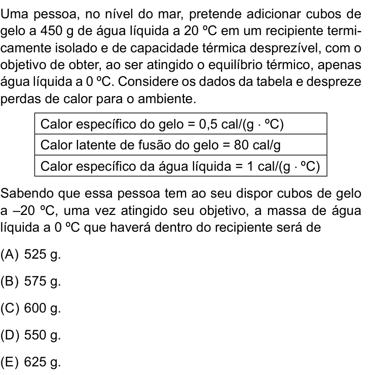 Questão 56 no caderno Conhecimentos Gerais da FMABC 2025
