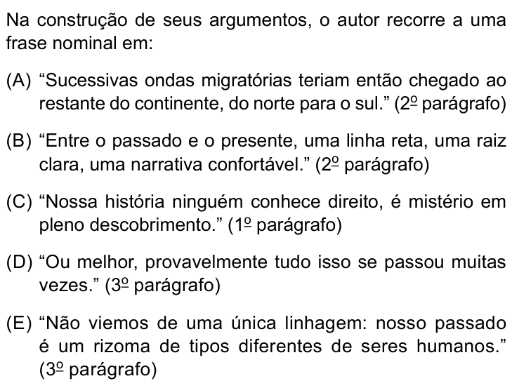Questão 6 no caderno Conhecimentos Gerais da FMABC 2026