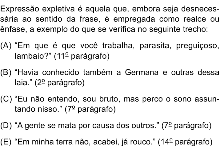 Questão 19 no caderno Conhecimentos Gerais da FMABC 2026