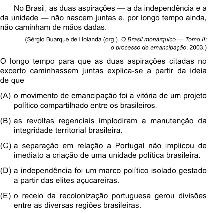 Questão 32 no caderno Conhecimentos Gerais da FMABC 2026