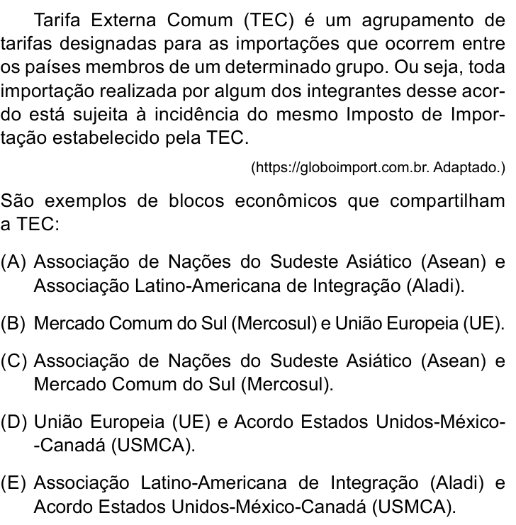 Questão 37 no caderno Conhecimentos Gerais da FMABC 2026