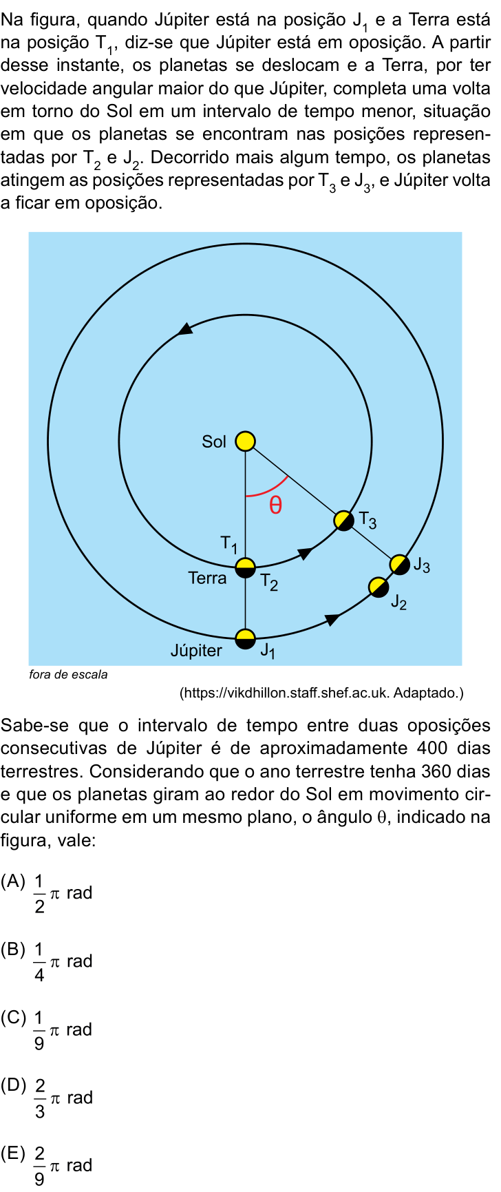Questão 51 no caderno Conhecimentos Gerais da FMABC 2026