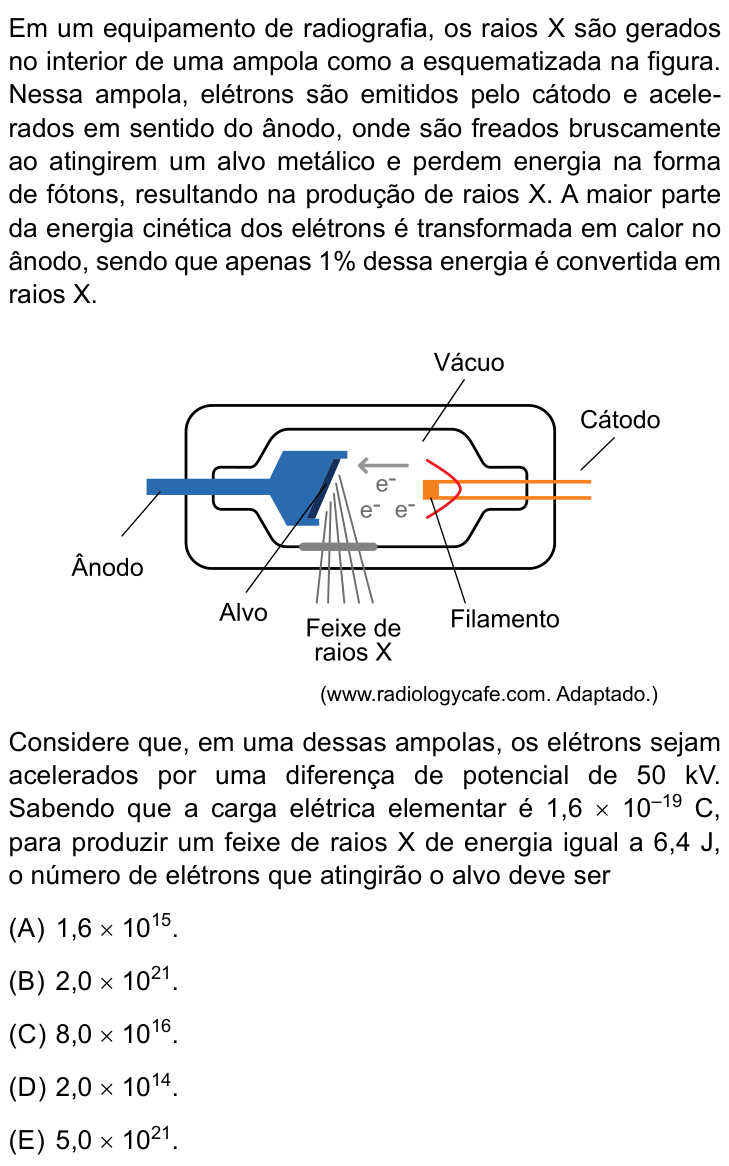 Questão 59 no caderno Conhecimentos Gerais da FMABC 2026