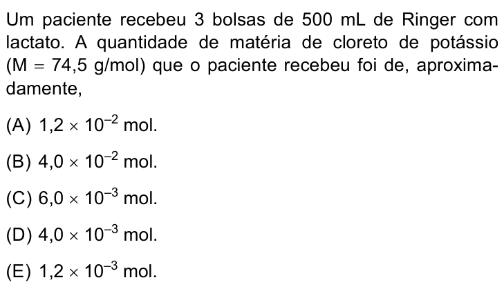 Questão 69 no caderno Conhecimentos Gerais da FMABC 2026