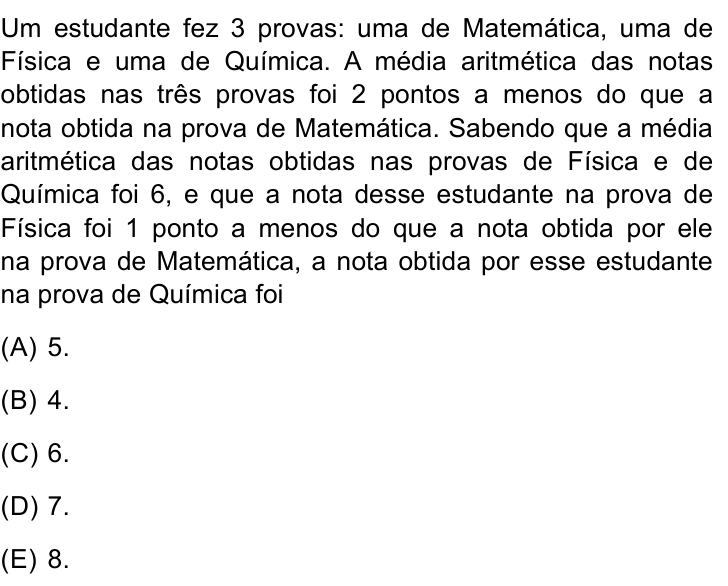 Questão 75 no caderno Conhecimentos Gerais da FMABC 2026