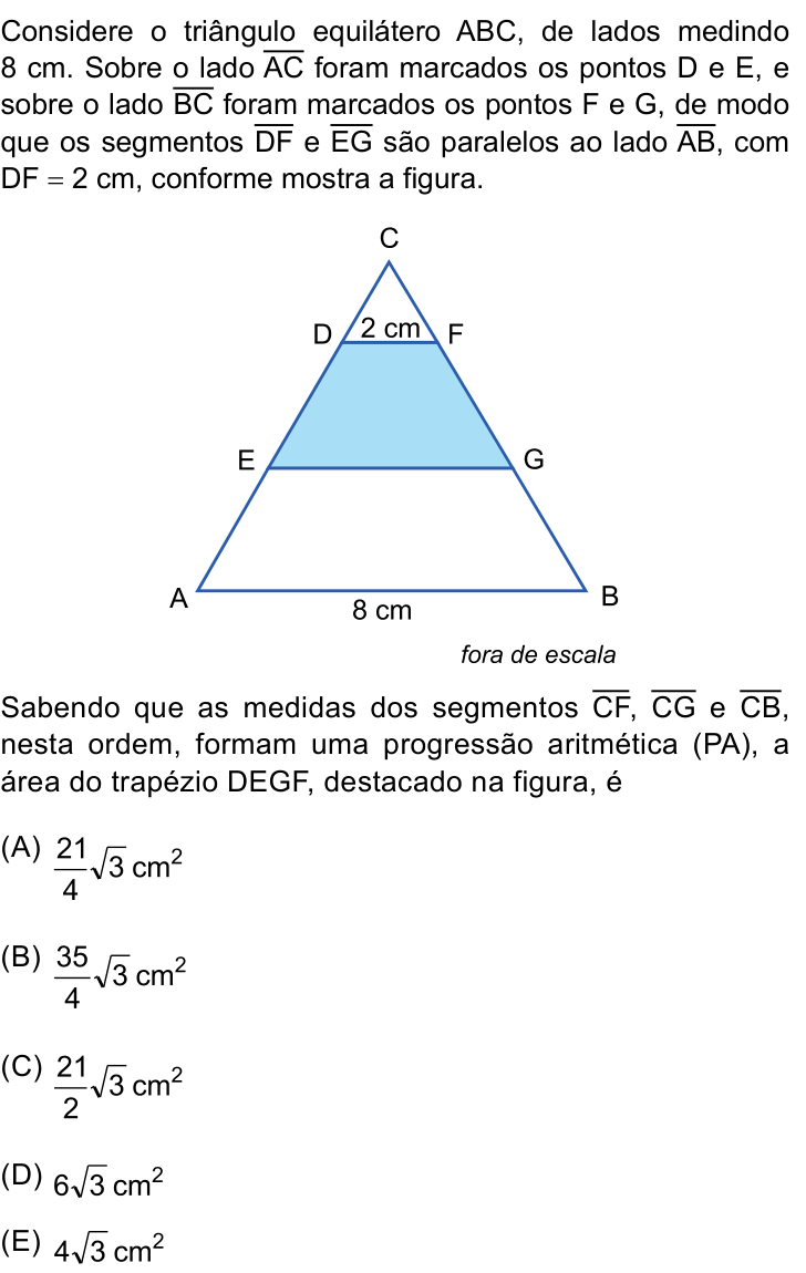 Questão 77 no caderno Conhecimentos Gerais da FMABC 2026