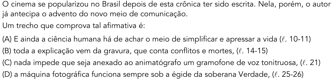 Questão 4 no caderno 1º Exame de Qualificação da UERJ 2014