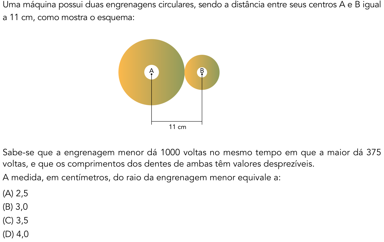Questão 25 no caderno 1º Exame de Qualificação da UERJ 2014