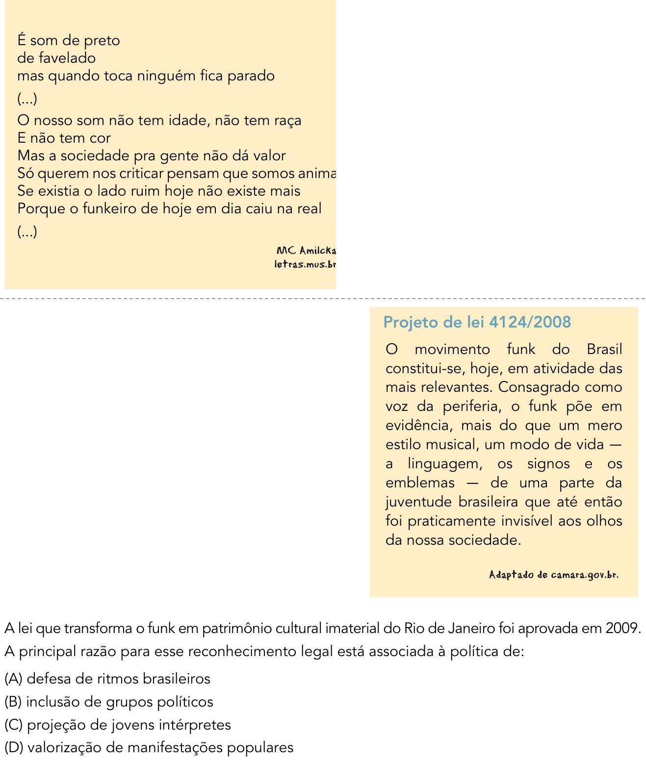 Questão 53 no caderno 1º Exame de Qualificação da UERJ 2014