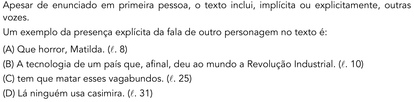 Questão 8 no caderno 2º Exame de Qualificação da UERJ 2014